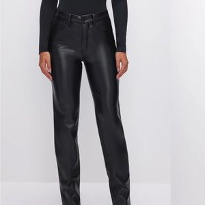 Good American GOOD ICON FAUX LEATHER PANTS